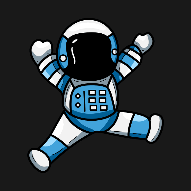 Flying Astronaut by happymonday