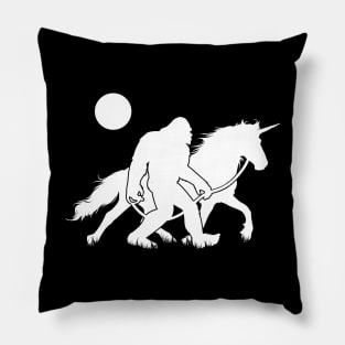 Bigfoot Unicorn Pillow