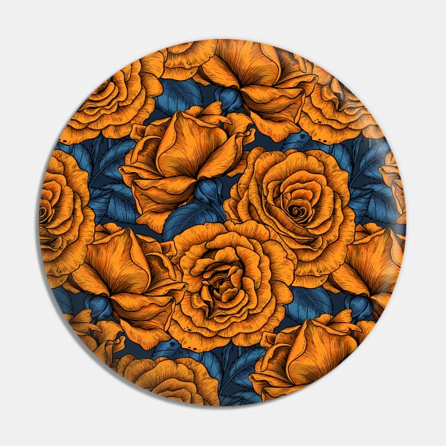 Orange roses Pin by katerinamk