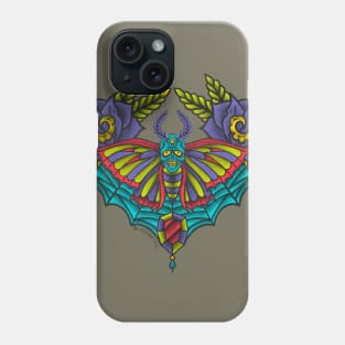 Death head moth tattoo inspired shirt Phone Case