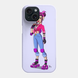 Pinup skater Phone Case