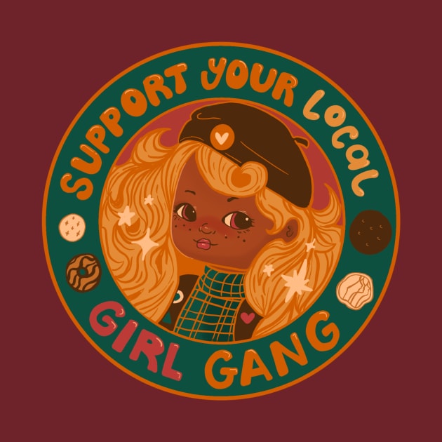 Support Your Local Girl Gang by Liberal Jane Illustration