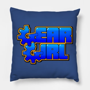 Gear Girl Logo Pillow