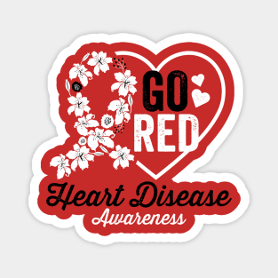 Go Red Heart Disease Awareness Magnet