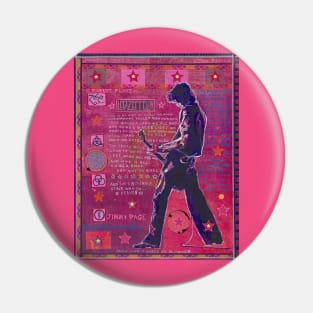 Rock and Roll in Pink Pin