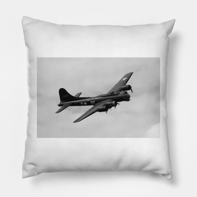 The Mission: B-17 Flying Fortress Pillow by CGJohnson