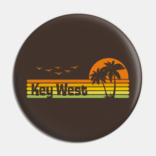 Vintage Retro Key West Pin by ThisIsFloriduhMan