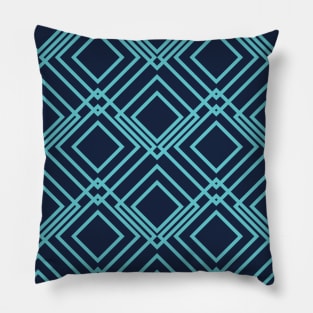 Geometric Seamless Pattern - Art Deco Style 002#001 Pillow