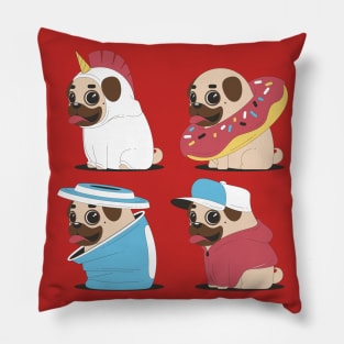 Pug Collection Pillow