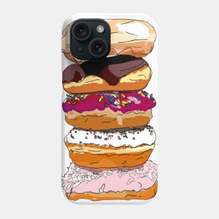 Donuts lover tasty print 5 pack Phone Case