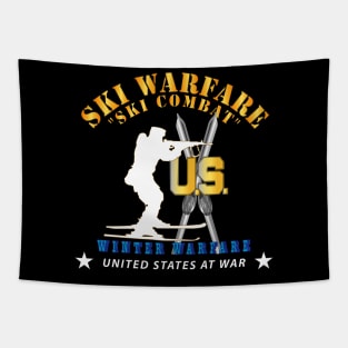 Ski Warfare - Ski Combat - Winter Warfare Tapestry