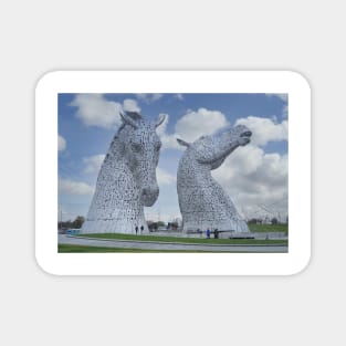 The Kelpies, Helix Park, Falkirk, Scotland, the Kelpies are the largest equine sculptures in the world Magnet