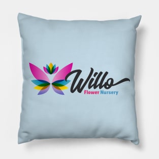 Willo (dark) Paladins Champion Logo Pillow