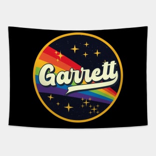 Garrett // Rainbow In Space Vintage Style Tapestry