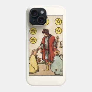 SIX OF PENTACLES Phone Case