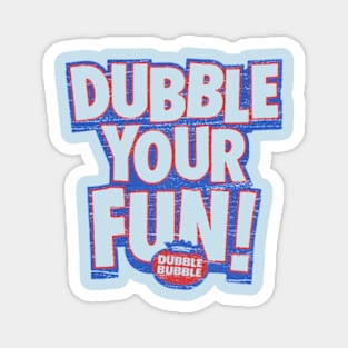 Vintage 80s Bubble Gum Magnet