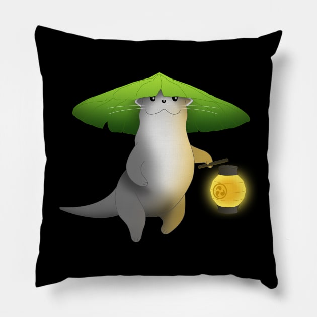 Odder Otter Pillow by Rikudou