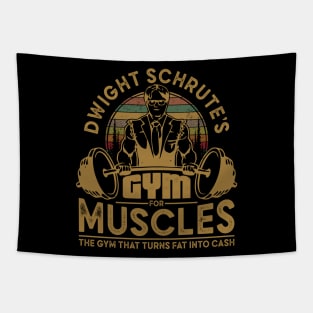 Dwight Schrute's Gym For Muscles Tapestry