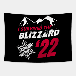 I survived the Blizzard of 2022 Tapestry