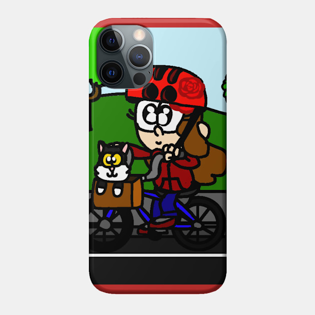 biking - Canadian Adventure - Phone Case