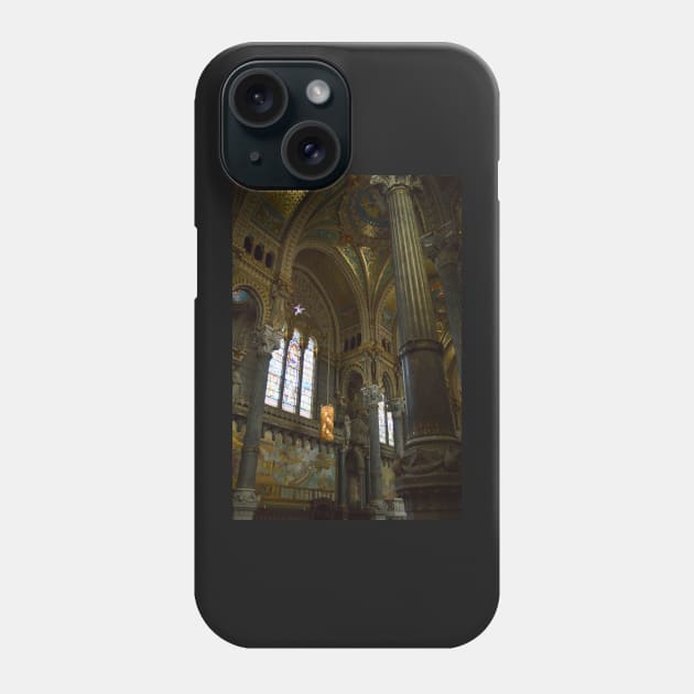 La Basilique Notre Dame de Fourvière. Lyon, France Phone Case by IgorPozdnyakov