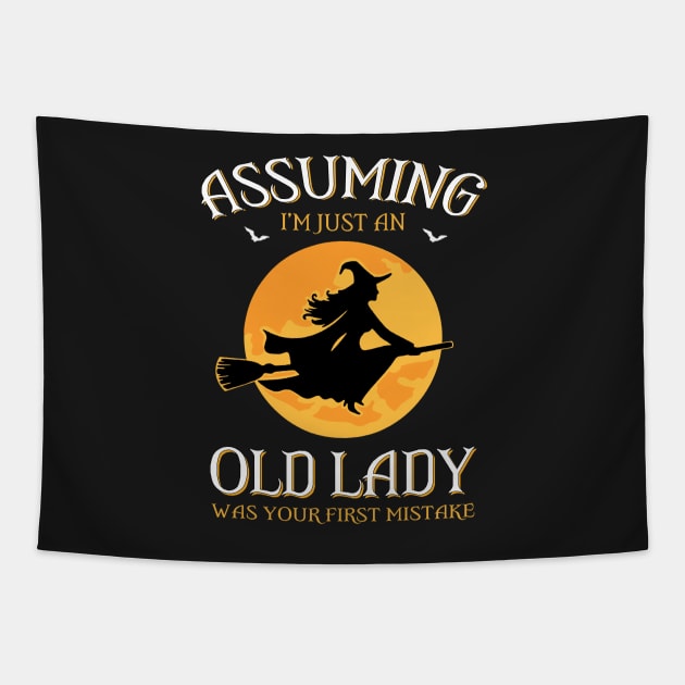 Assuming I'm just an  old lady was your first mistake Tapestry by TEEPHILIC