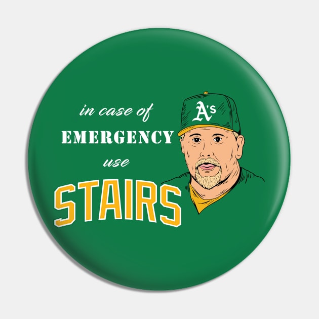 Emergency Stairs Pin by LetsGoOakland