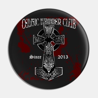 Celtic Cross - Viking Hammer Pin