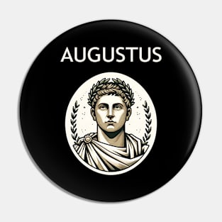 Augustus Emperor of Rome Ancient Roman History Pin