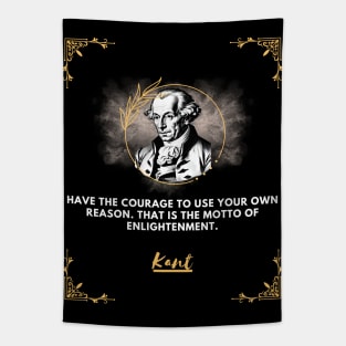 Immanuel Kant: the face and the voice of enlightenment Tapestry