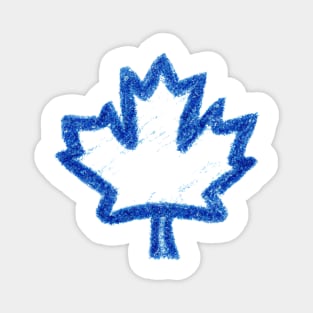 Blue Leaf Magnet