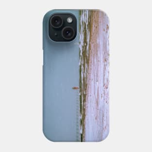 Beach of a Snow Storm Phone Case