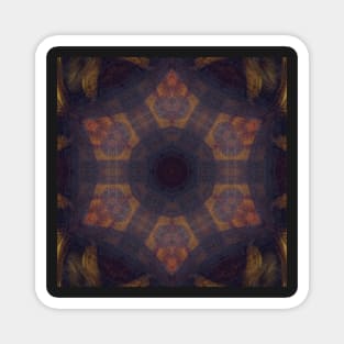 Mandalisa Kaleidoscope [textures] Pattern (Seamless) 13 Magnet