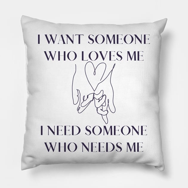 that's what i want Pillow by goblinbabe