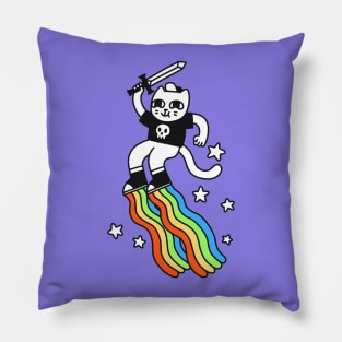 Captain Rainbow Boots Pillow