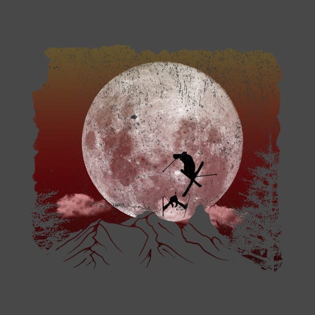 Skiing Freestyle - Killing Moon by MerlinArt