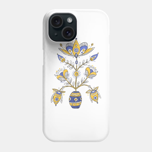 Ukrainian Tree Of Life Phone Case by yuliia_bahniuk