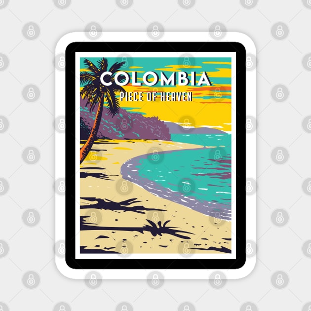 Colombia travel destination Magnet by NeedsFulfilled