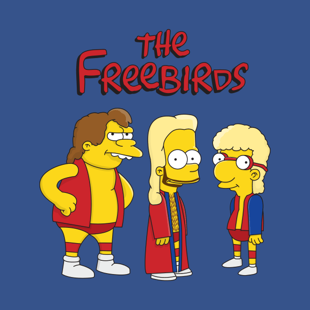 The Fabulous Freebirds - Simpsons by Mark Out Market