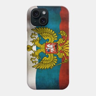 Waving flag of Russia Phone Case