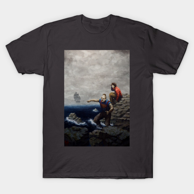 Goonies illustrazione - Ocean - T-Shirt