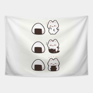 Rice Cake Mew Tapestry