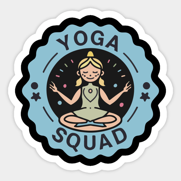 Yoga Squad - Yoga - Sticker