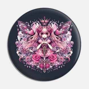 Anime gothic fairy Pin