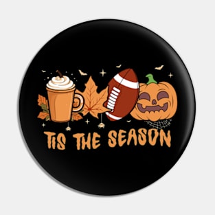 Tis The Season - Football Pin