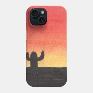 Cactus and desert Phone Case