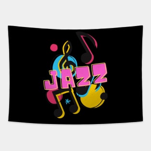 Jazz Music Funk Soul Musician Pop Art Tapestry