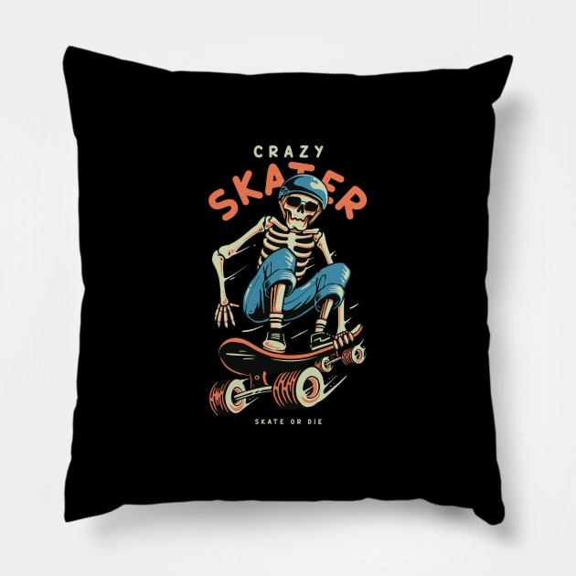 SkateBoard Pillow by BERKAH SERAWUNG