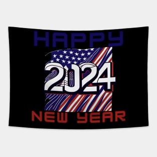 2024 Happy NY Tapestry