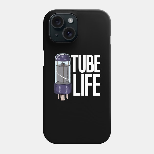 Vacuum Tube Life Audio Amp Analog audiophile hifi Music Phone Case by FunnyphskStore